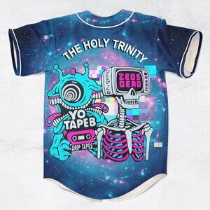 The Holy Trinity Zeds Dead Tape B Subtronics Baseball Jersey For EDM Festivals